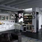 ar cucine stile industrial legno con penisola sconti ed offerta Sicilia Catania 3